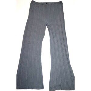 PrettyLittleThing Rib Knit Flared Pants Petite Soft Girl Indie Streetwear